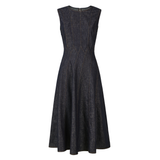Non-odorous heavy-duty car stitching slim-fit denim dress
